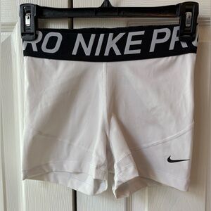 White Nike Pros